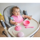 Соска - пустышка цельносиликоновая классическая Крошка Я «Цветочек», от 0 мес., розовый - фото 21574448