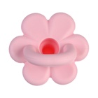 Соска - пустышка цельносиликоновая классическая Крошка Я «Цветочек», от 0 мес., розовый - фото 25463207