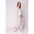 Пижама женская «Бриджит», размер L, цвет серый - Фото 4
