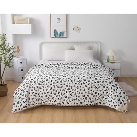 Одеяло «Табио», размер 160х220 см, цвет чёрно-белый