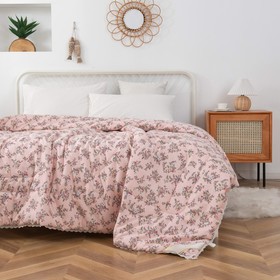 Одеяло «Валентина», размер 200х220 см, цвет персиковый