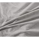 Плед «Анабель», размер 160х220 см, цвет серый - Фото 3