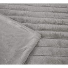Плед «Анабель», размер 160х220 см, цвет серый - Фото 5