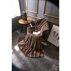 Плед «Анабель», размер 220х240 см, цвет шоколад - Фото 7