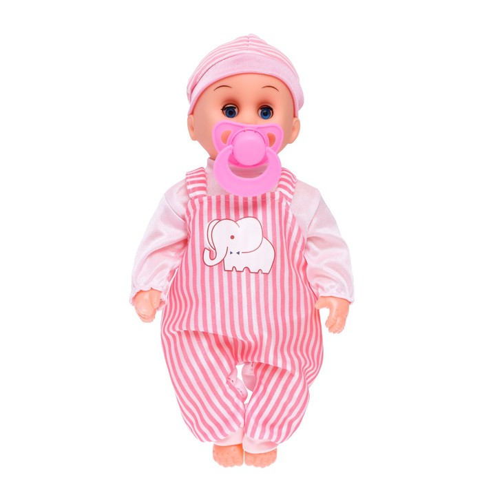 Пупс музыкальный «Ляля», в комбенизоне, МИКС 53924