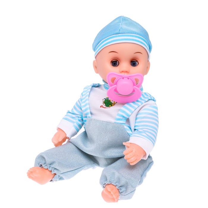 Пупс музыкальный «Ляля», в комбенизоне, МИКС 53924