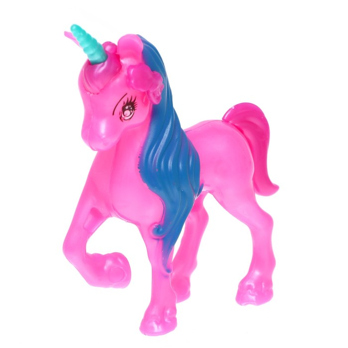 Кукла малышка «Аня», с единорогом и аксессуарами, МИКС 53927