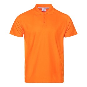Рубашка мужская, размер 44, цвет оранжевый
