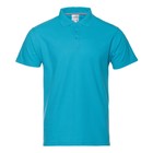 Рубашка мужская, размер L, цвет бирюзовый - фото 9706136