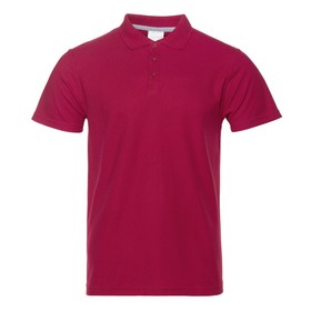 Рубашка мужская, размер 46, цвет бордовый