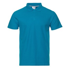 Рубашка мужская, размер 52, цвет лазурный