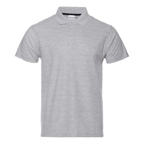 Рубашка мужская, размер 52, цвет серый меланж