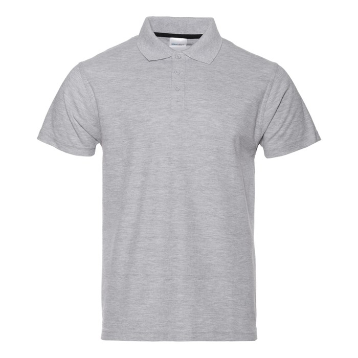 Рубашка мужская, размер XS, цвет серый меланж - фото 7864818