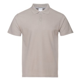 Рубашка мужская, размер 44, цвет светло-серый