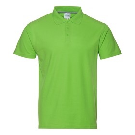 Рубашка мужская, размер 44, цвет ярко-зелёный