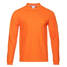 Рубашка мужская, размер 52, цвет оранжевый