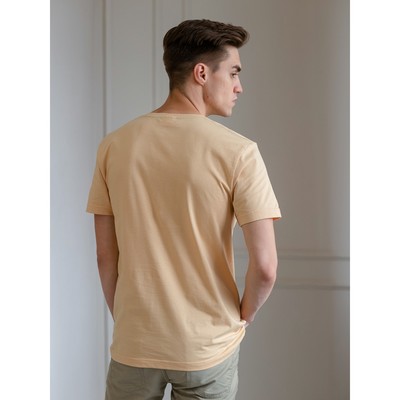 Футболка мужская, размер 50, цвет бежевый