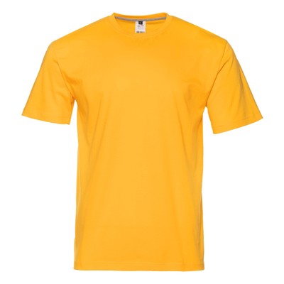 Футболка мужская, размер 58, цвет жёлтый