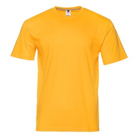 Футболка мужская, размер 46, цвет жёлтый