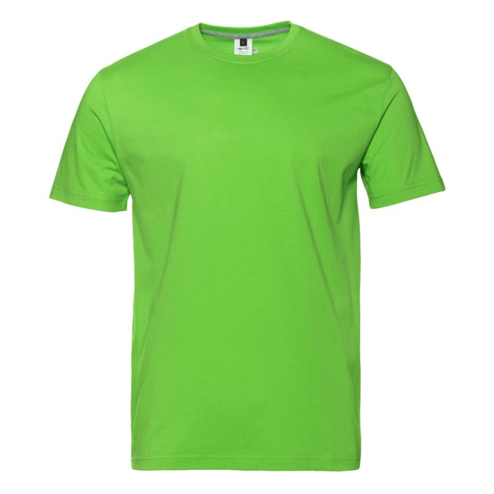 Футболка мужская, размер 4XL, цвет ярко-зелёный