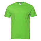 Футболка мужская, размер 60-62, цвет ярко-зелёный - Фото 1
