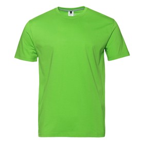 Футболка мужская, размер 44, цвет ярко-зелёный