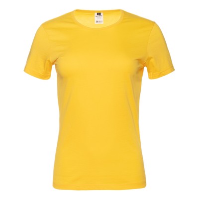 Футболка женская, размер 48, цвет жёлтый