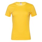 Футболка женская, размер 44, цвет жёлтый - фото 295594872