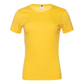 Футболка женская, размер 42, цвет жёлтый