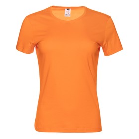 Футболка женская, размер 50, цвет оранжевый