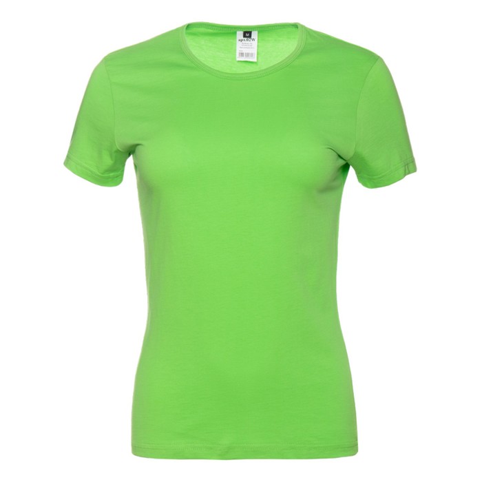 Футболка женская, размер 48, цвет ярко-зелёный - фото 1907434107
