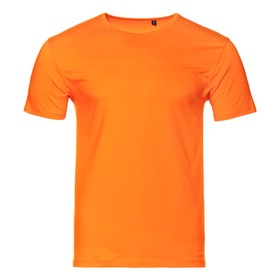 Футболка мужская, размер 46, цвет оранжевый