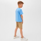 Шорты для мальчика MINAKU: Casual collection, бежевые, рост 104 см - Фото 7