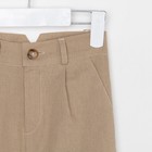 Шорты для мальчика MINAKU: Casual collection, бежевые, рост 110 см - Фото 9