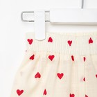 Брюки детские MINAKU: Cotton Collection, бежевые, рост 98 см - Фото 7