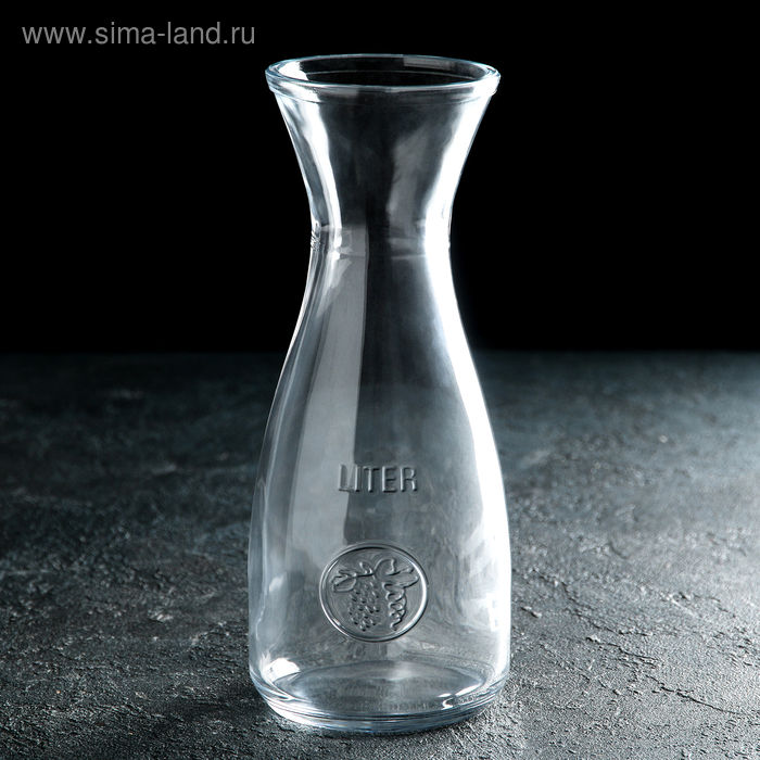 Декантер стеклянный «Бахус», 1 л - Фото 1