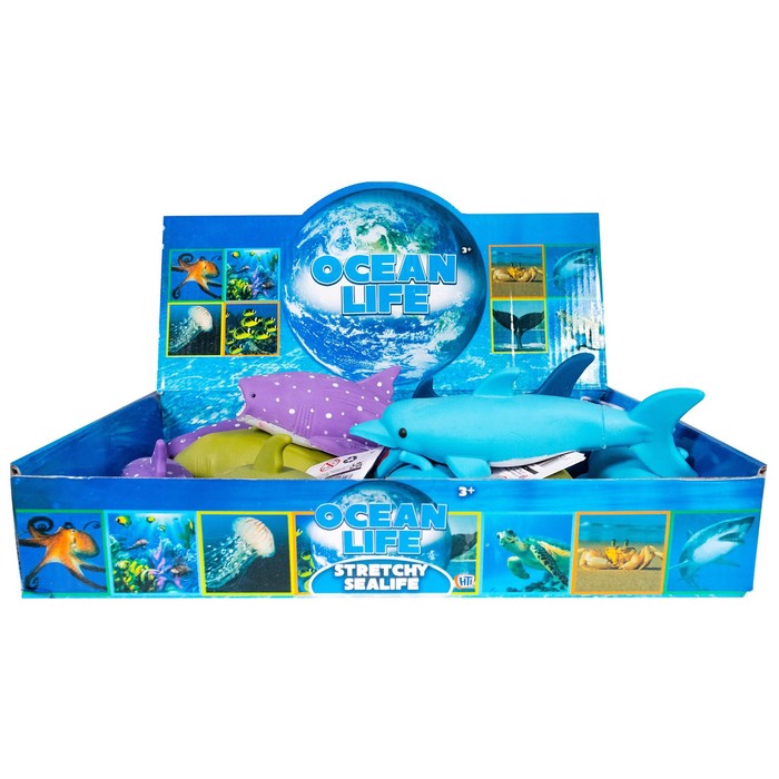 Анимационная игрушка-антистресс «Эластичные морские обитатели»