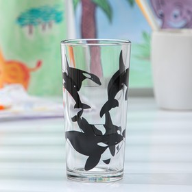 

Стакан высокий для молока Доляна «Косатки», 230 мл