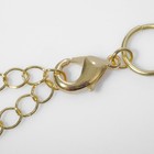 Кулон «Бабочка и звёздочка» кольца, цвет золото, 30 см - фото 24636150