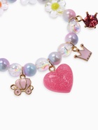 Браслет детский "Выбражулька" принцесса, с цветами, цвет цветной в золоте - фото 809221465