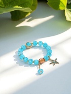 Браслет детский «Выбражулька. Морская звезда», голубой в золоте - Фото 4