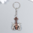 Брелок металл "Рак"  4х3 см (комплект 12 шт) - фото 24636154