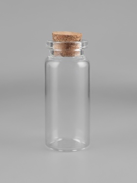 Баночки для хранения бисера, d=2.2?5 см, 5 шт. (комплект 3 шт)