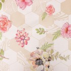 Клеёнка на стол на нетканой основе Доляна «Цветы», рулон 20 метров, ширина 137 см, общая толщина 0,3 мм - фото 24596520