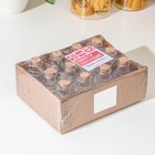 Набор баночек для специй Доляна «Парфе. Афина», 90 мл, 5.4×9.7 см, с пробковой крышкой, 12 шт., стекло - Фото 3