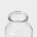 Набор баночек для специй с пробковой крышкой Доляна «Парфе», 180 мл, 11×5 см, 12 шт., стекло - Фото 3