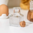 Набор баночек для специй Доляна «Парфе», 50 мл, 4.5×4.5×6.8 см, с пробковой крышкой, 12 шт., стекло - Фото 2