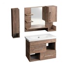 Комплект мебели для ванной комнаты "Прованс 70": тумба с раковиной, зеркало-шкаф, Пенал - фото 318863083