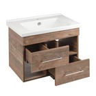 Комплект мебели для ванной комнаты "Прованс 70": тумба с раковиной, зеркало-шкаф, Пенал - Фото 9