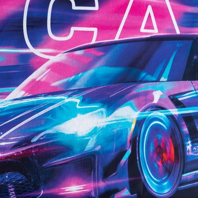 Постельное бельё 1.5-спальное «Этель» Race cars, бязь